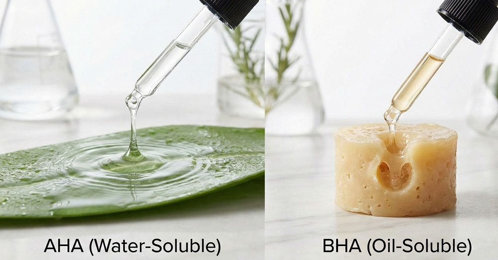 AHA vs BHA Exfoliants Explained The Basics What Is Chemical Exfoliation