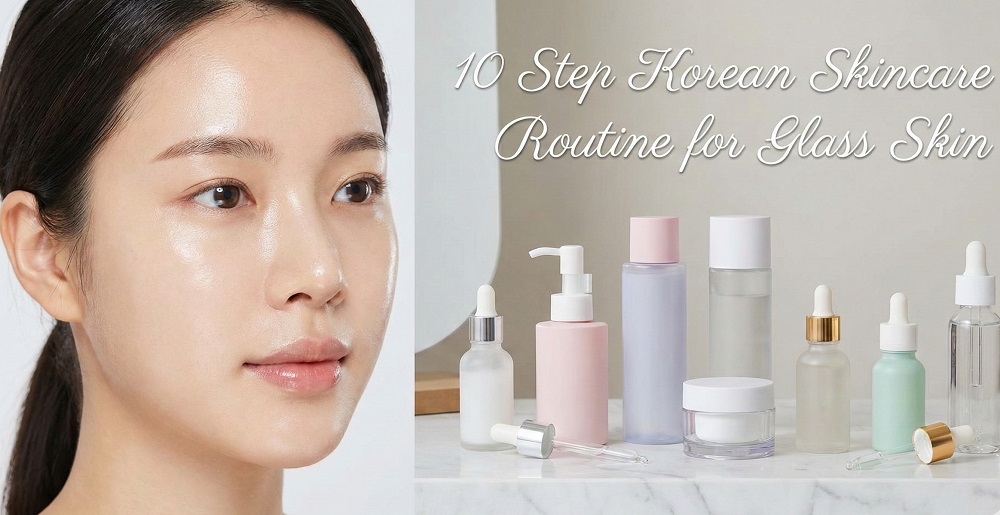 10 Step Korean Skincare Routine for Glass Skin
